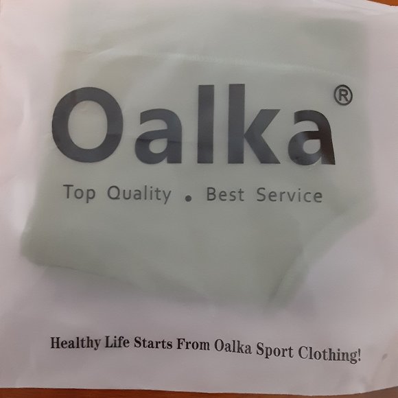 Oalka Medium Support Compression Bra in Army or Olive Green - Picture 4 of 10